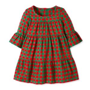 Hanna Andersson Girls Flannel Christmas Dresses